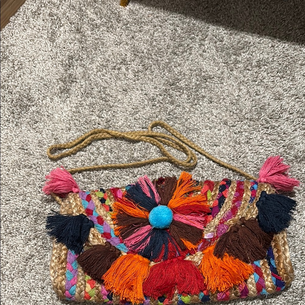 Circus by Sam Edelman Multicolor Woven Crossbody Bag